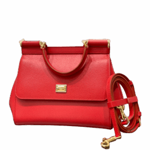 Dolce & Gabbana Red Sicily Small Bag
