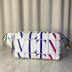VAlentino White Multicolor VLTN Waist Bag