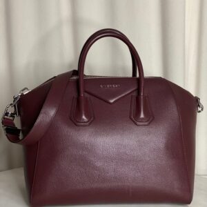 Givenchy Red Antigona Bag W/ Strap