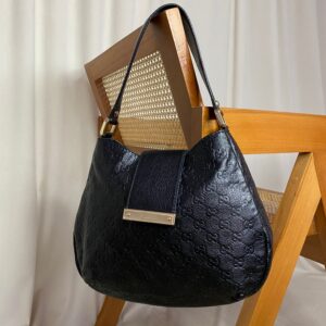 Gucci Black GG Shoulder Bag