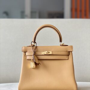 Kelly 25 Swift Biscuit (4B) Gold Hardware