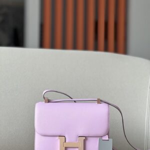 Constance 19 Epsom Mauve Sylvestre(X9) Rose Gold Hardware