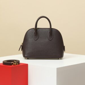 Bolide Mini HSS Evercolor Rouge Sellier (0G) And Mauve Sylvestre(X9) Gold Hardware