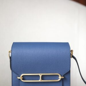 Roulis Mini Evercolor Deep Blue (S4) Gold Hardware